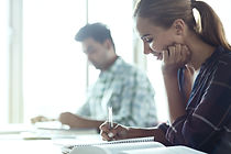 Gli studenti prendere appunti