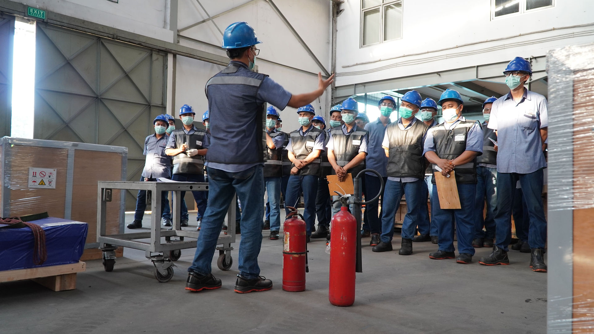 PT Vortex Conducts Class D Firefighting Training