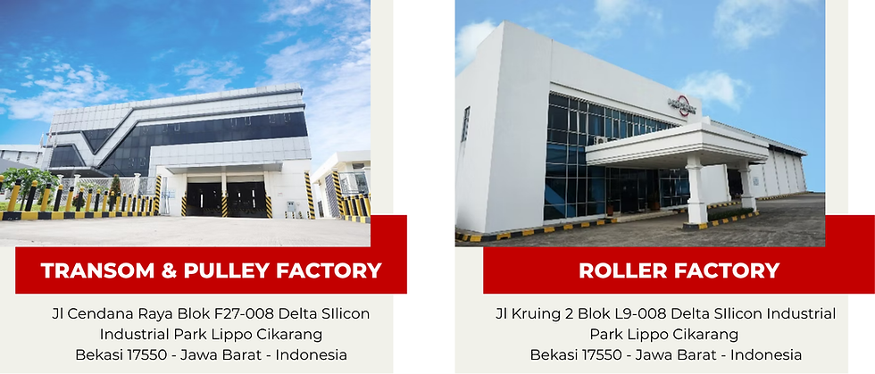 Pabrik pembuatan komponen conveyor daerah cikarang bekasi
