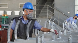 Fabrikasi frame conveyor