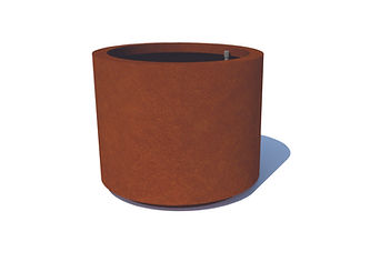 Cortenstaal ronde boombak