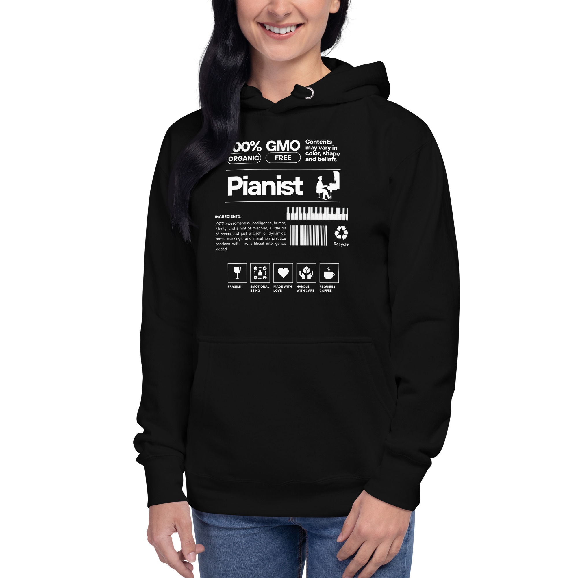100% Pianist Hoodie