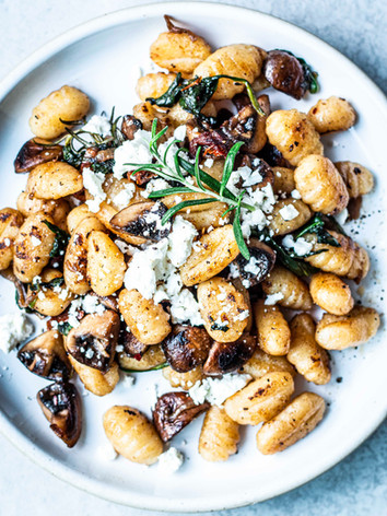Gnocchi mit Spinat, Pilzen und Feta.jpg