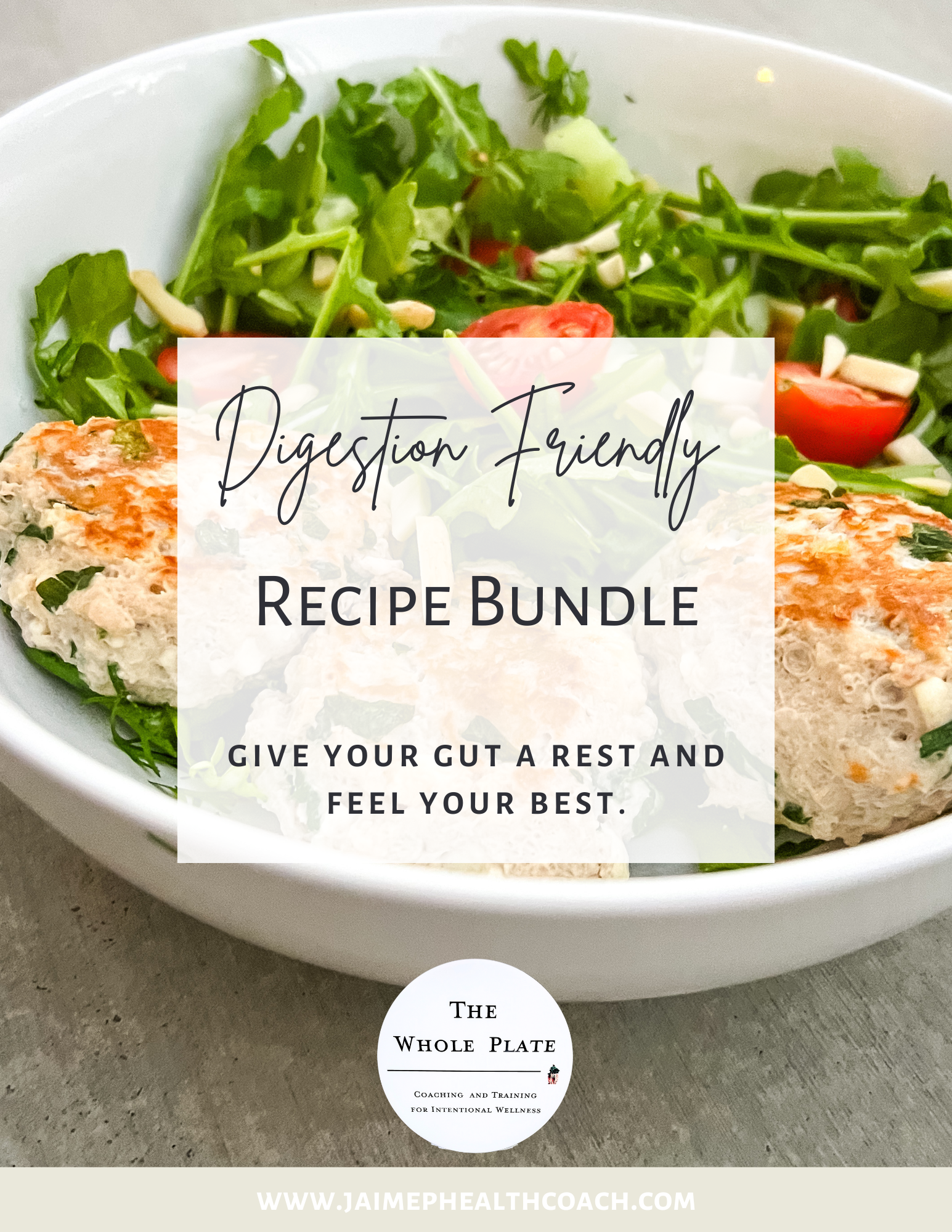 Digestion Friendly Recipe Bundle and Meal Prep Guide