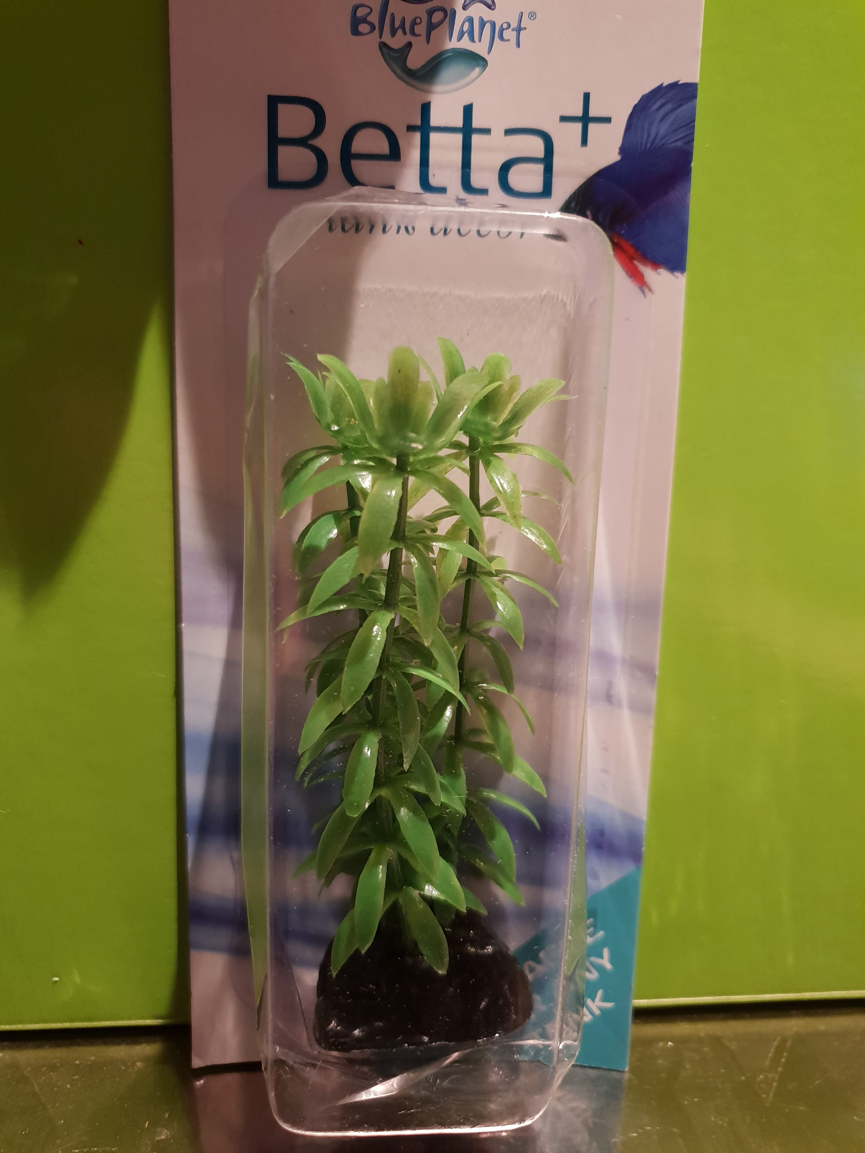 Plastic plant betta tank decor