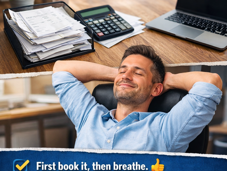 Receipts in – mind clear!