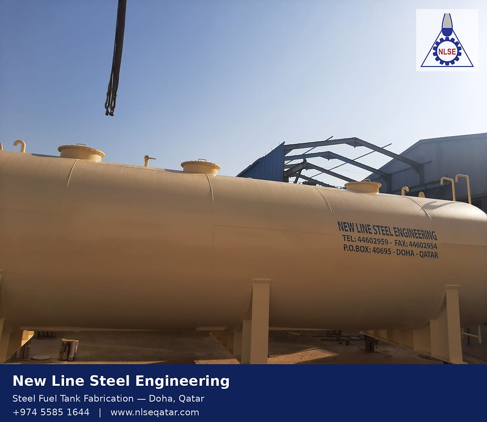 Steel Fuel Tank Fabrication in Qatar