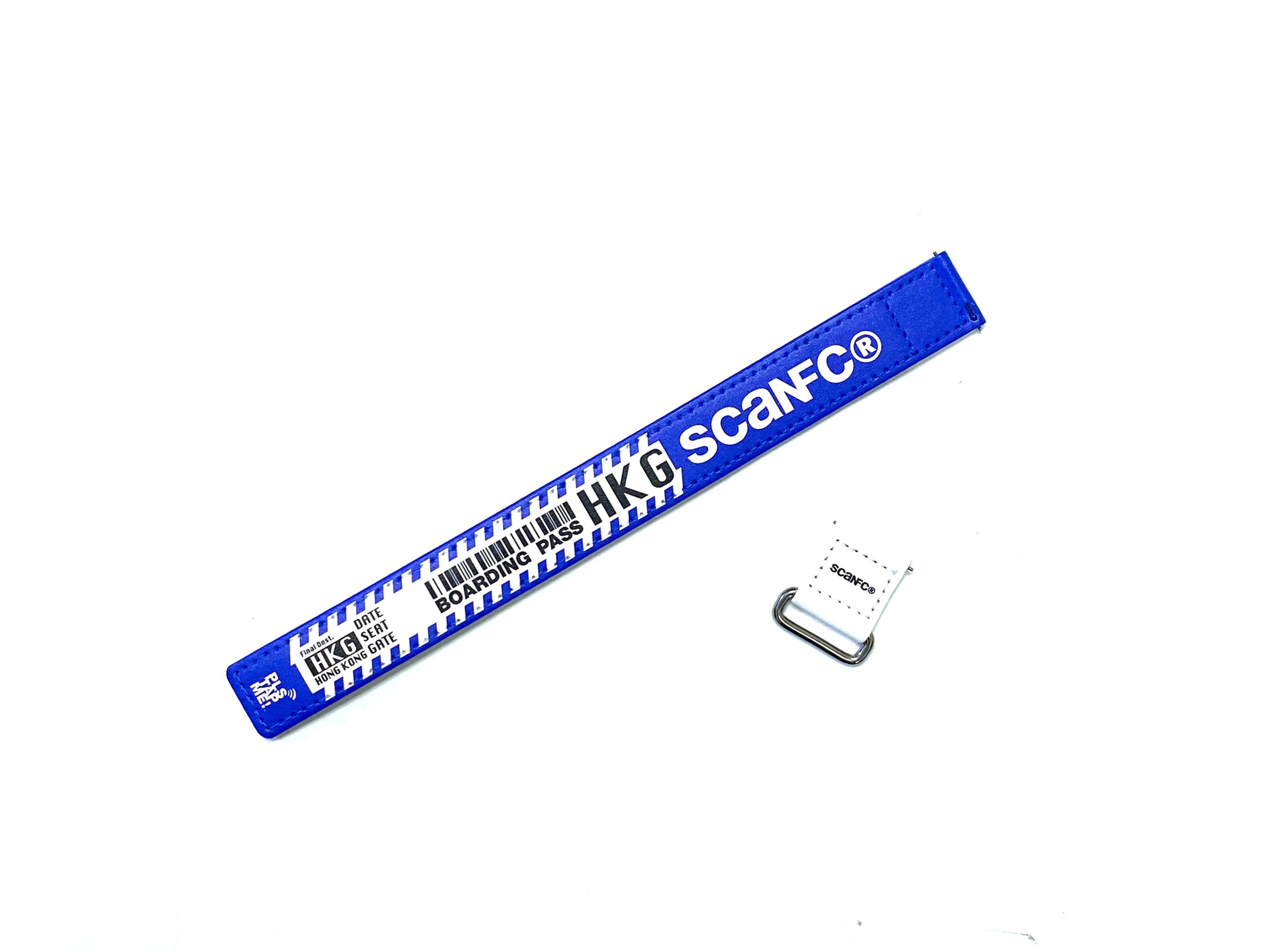 SCANFC smart watchband (HKG boarding pass)