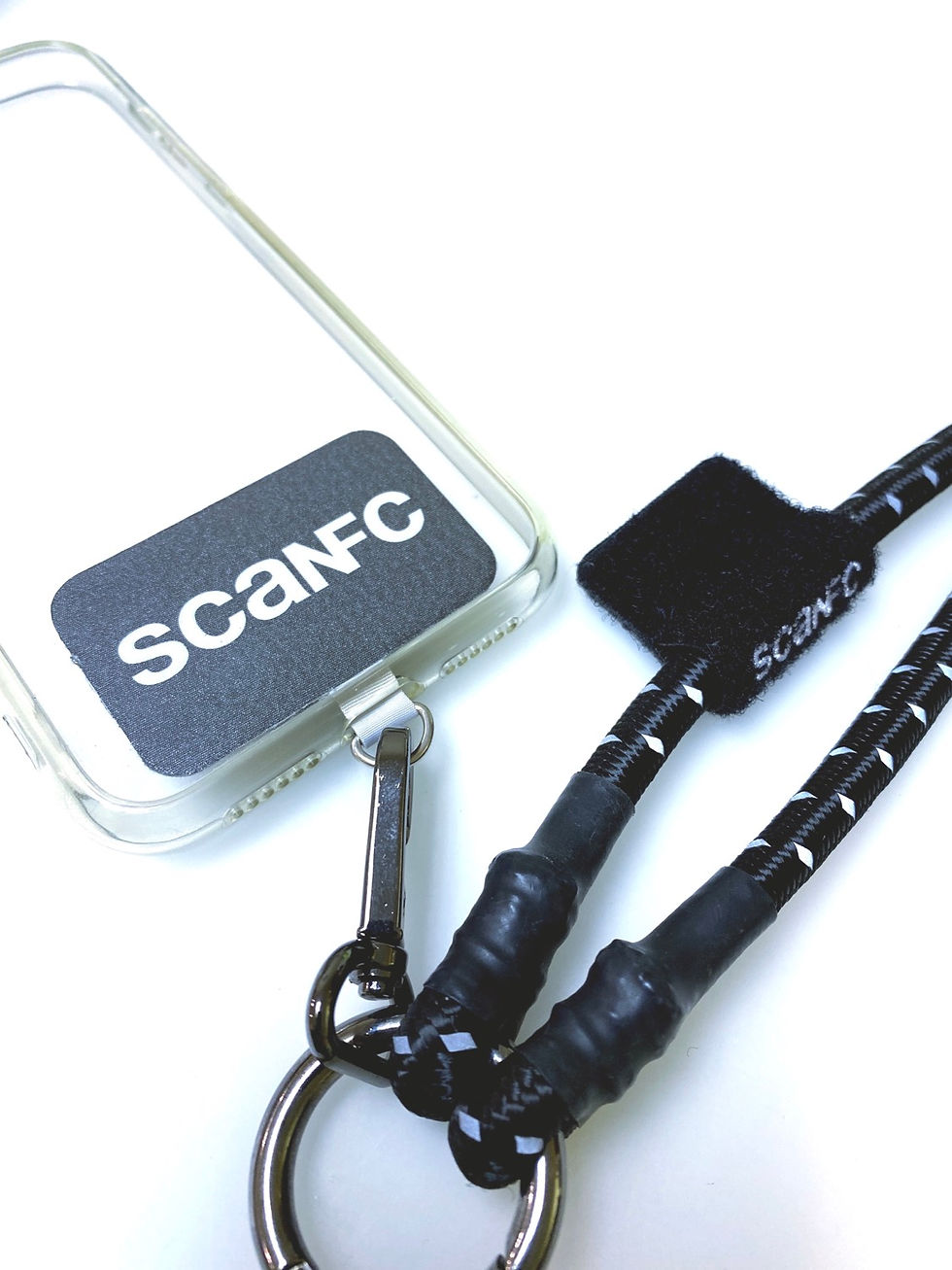 Thumbnail: SCANFC bungee mobile strap with phone tag (Airmail)