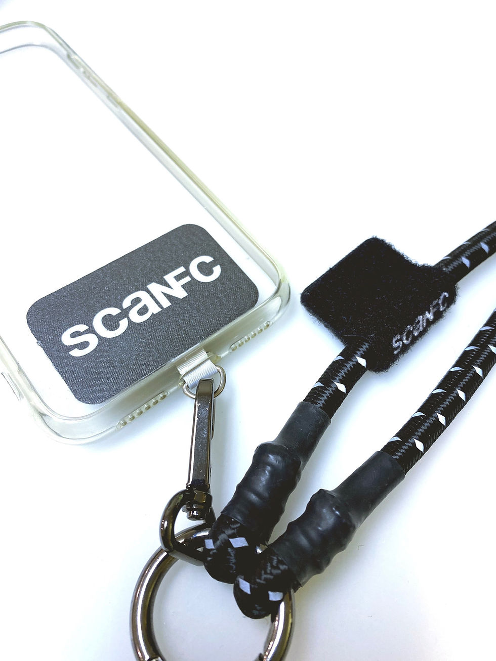 Thumbnail: SCANFC bungee wrist strap with phone tag(Soccer-Corner Monster)