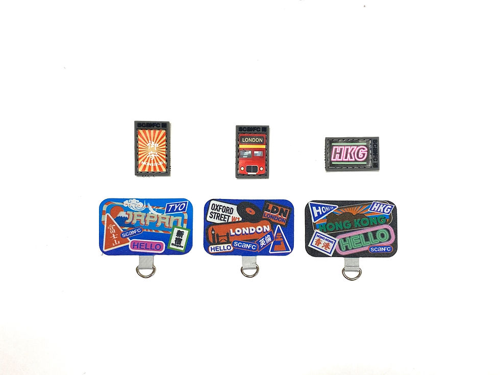 Thumbnail: SCANFC engineered mobile strap with phone tag(Travel in Hong Kong)