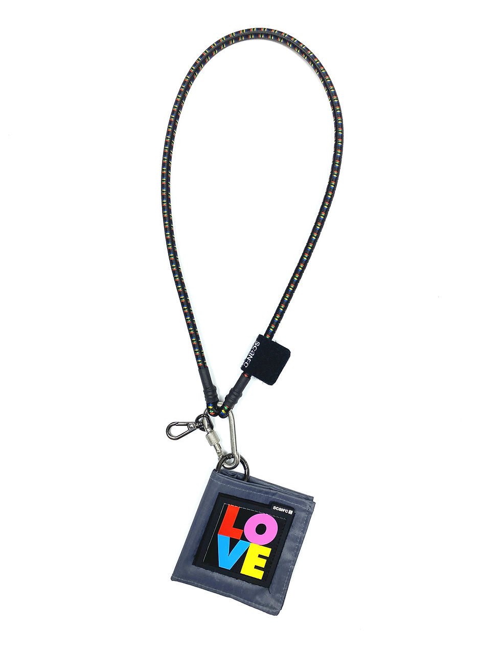 SCANFC engineered lanyard with Patech pouch (LOVE)