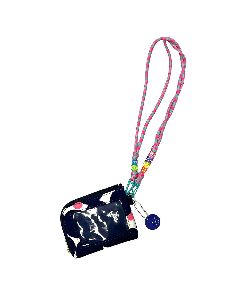 縮圖：SCANFC x “City passport” pouch with candy strap (Dots)