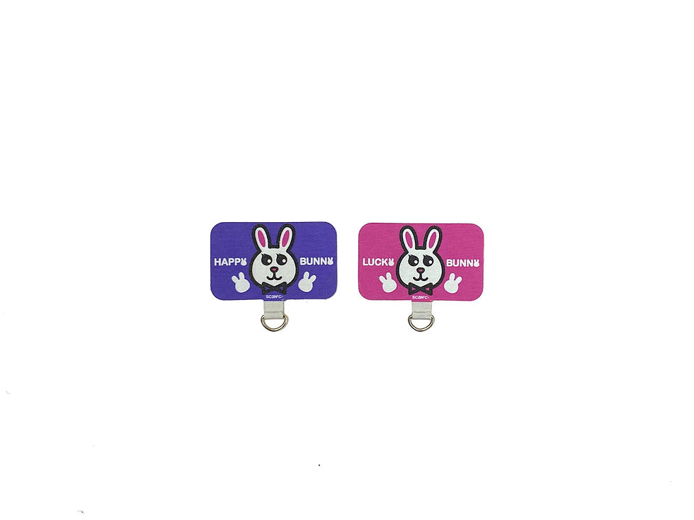 縮圖：SCANFC彈力機能手機繩連電話片(Lucky Bunny)