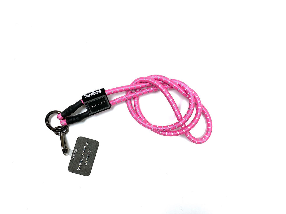 SCANFC bungee mobile strap with phone tag (Love forever)