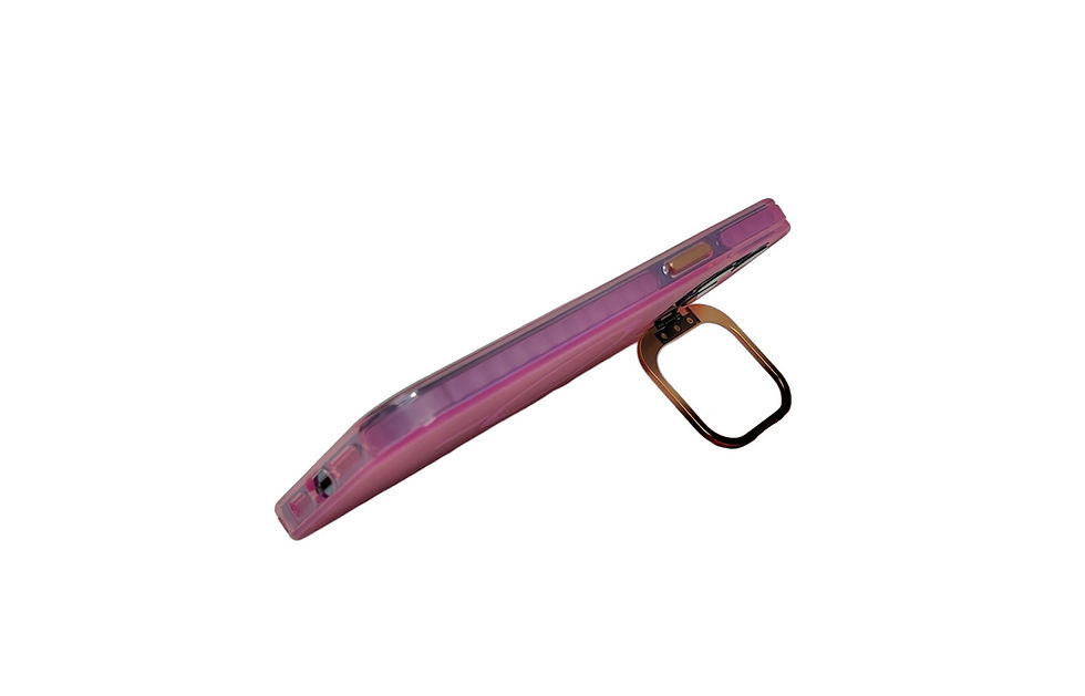 Thumbnail: SCANFC lens stand Magsafe phone case with card holder(Pink)