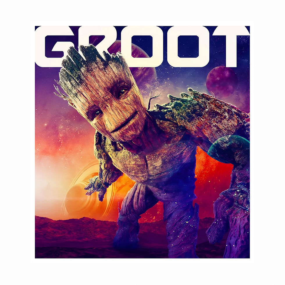 Groot Cloth Sticker