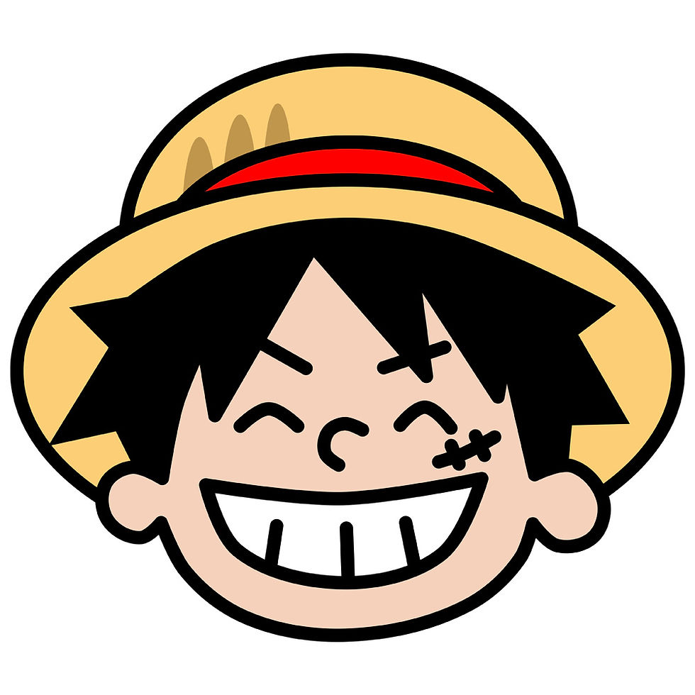 Cute Luffy Cloth Sticker