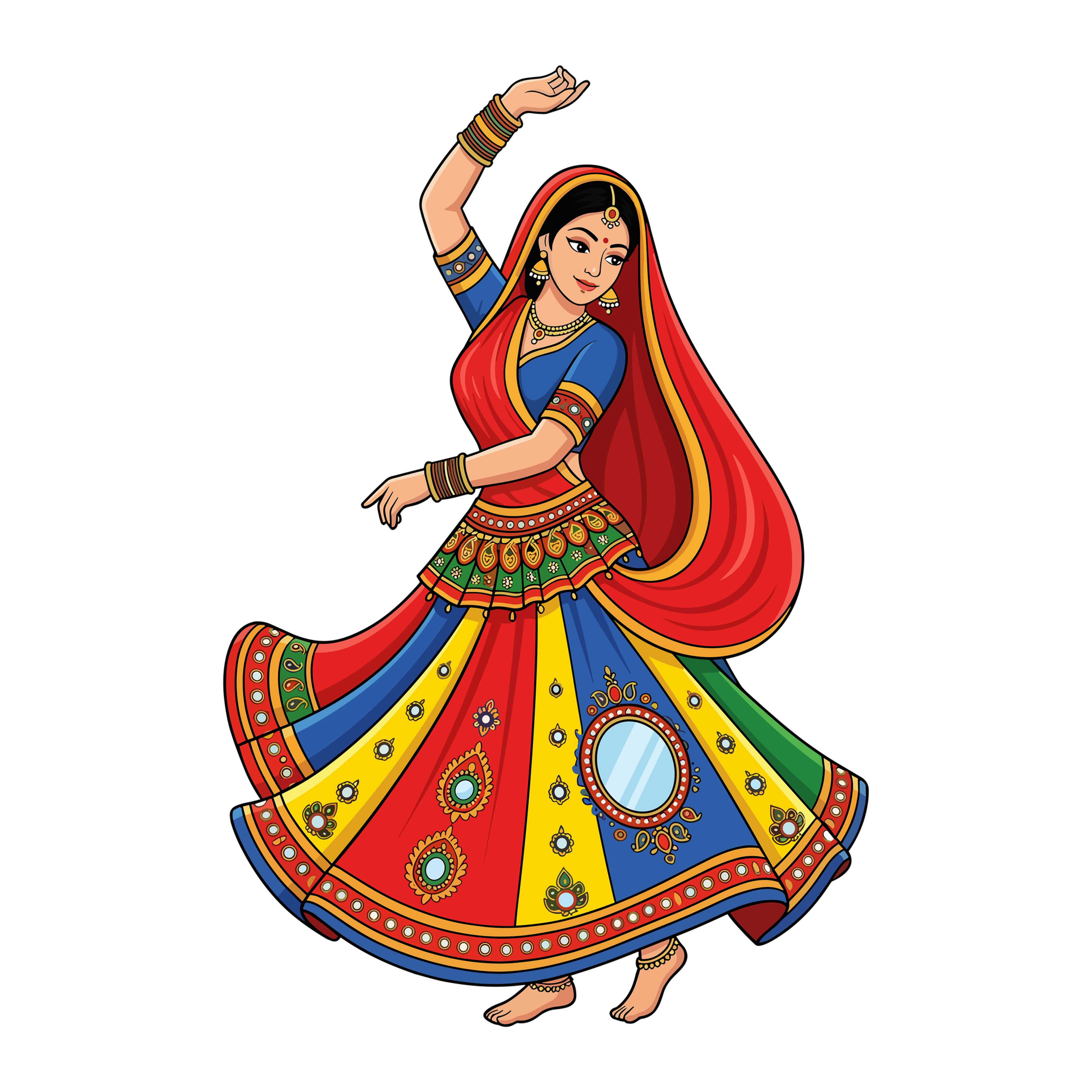 Garba Cloth Sticker