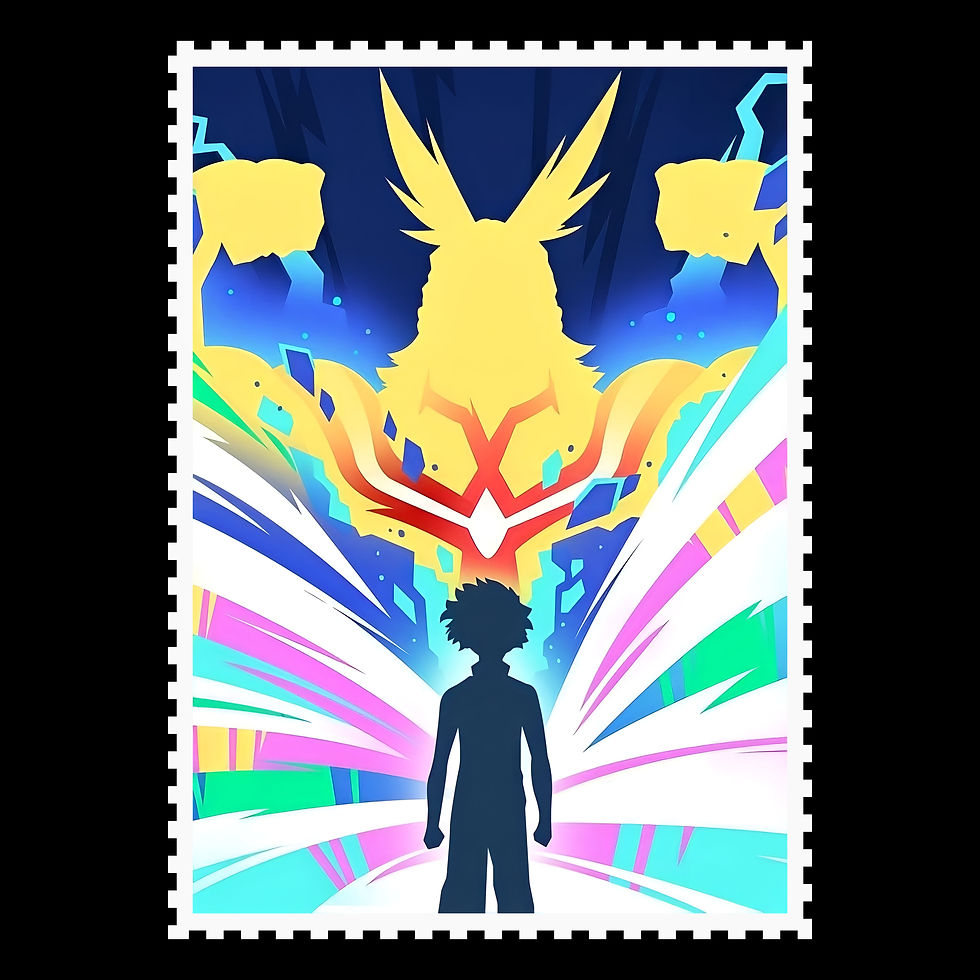 All For One Stamp Cloth Sticker