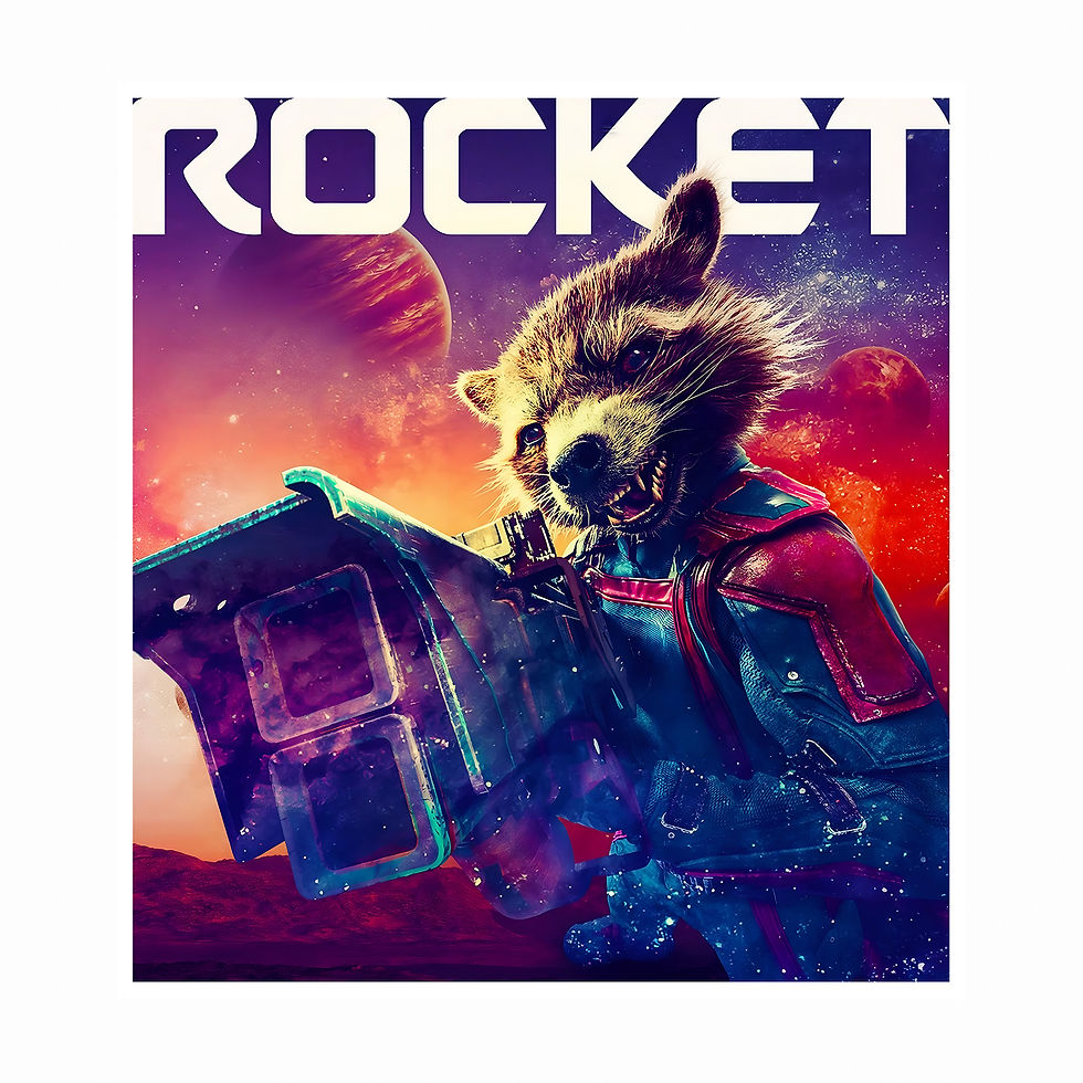 Rocket Cloth Sticker