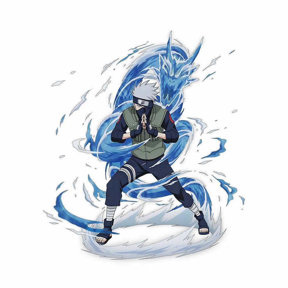 Kakashi Hatake Blue Cloth Sticker
