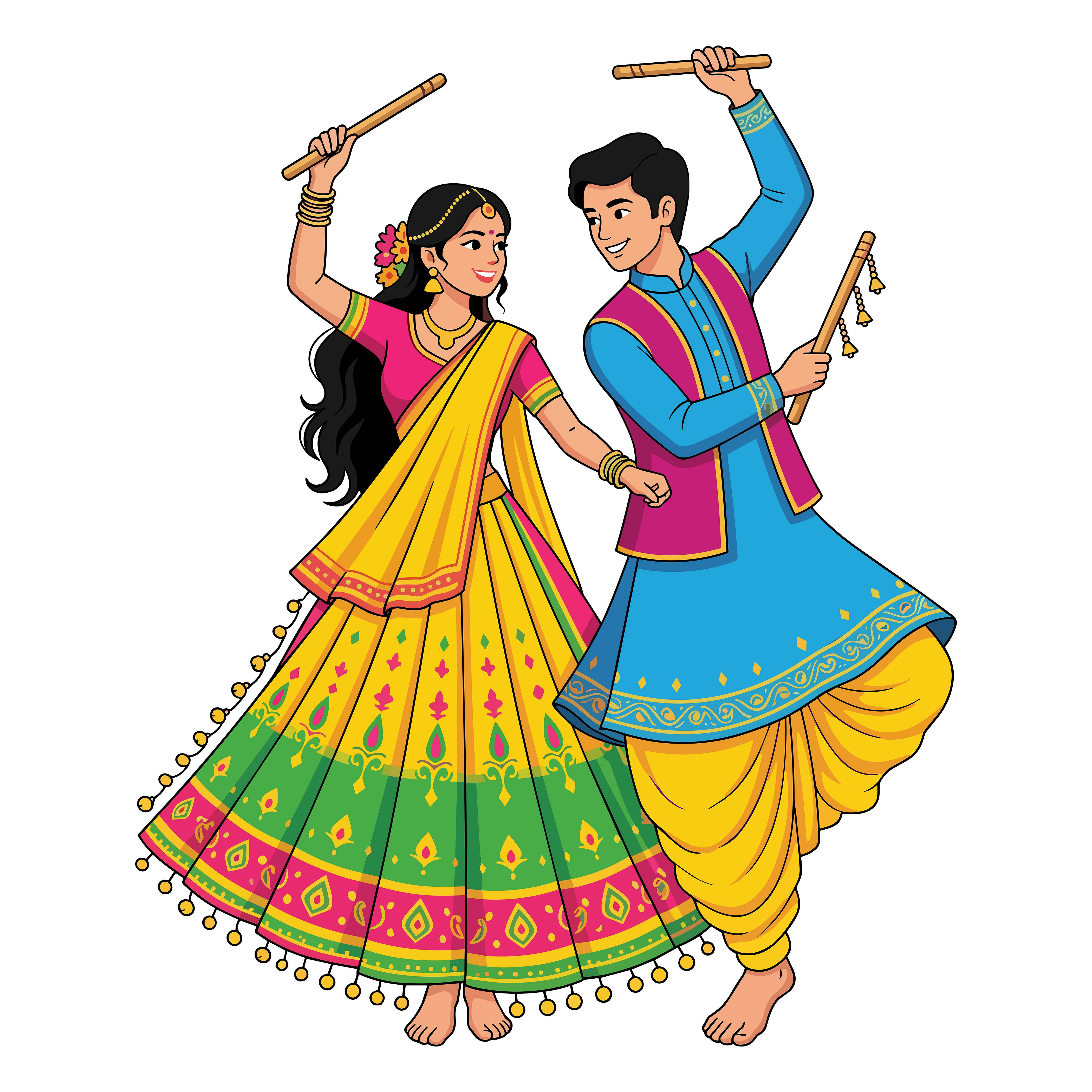 Garba Cloth Sticker