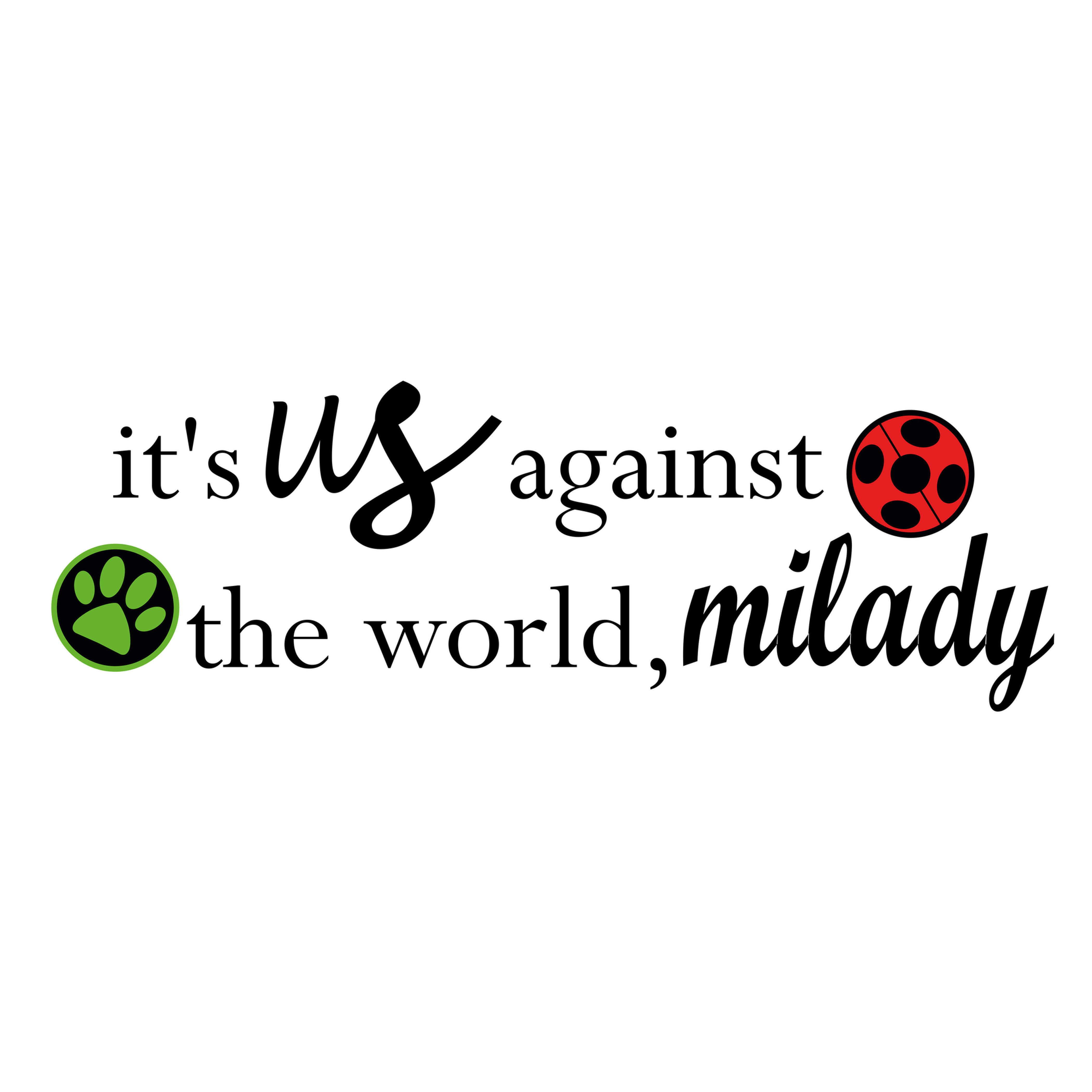 Us Milady Cloth Sticker