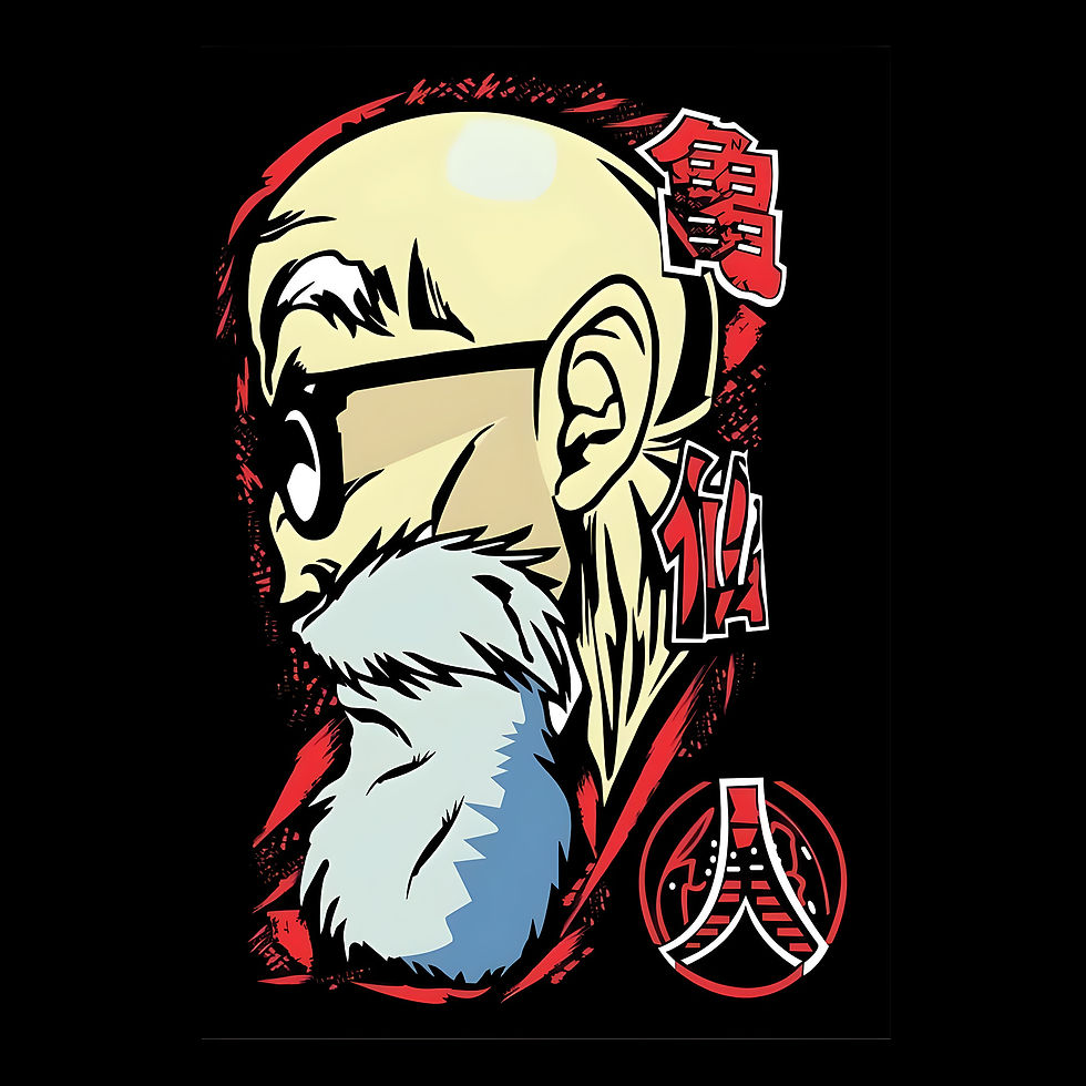 Master Roshi Cloth Sticker