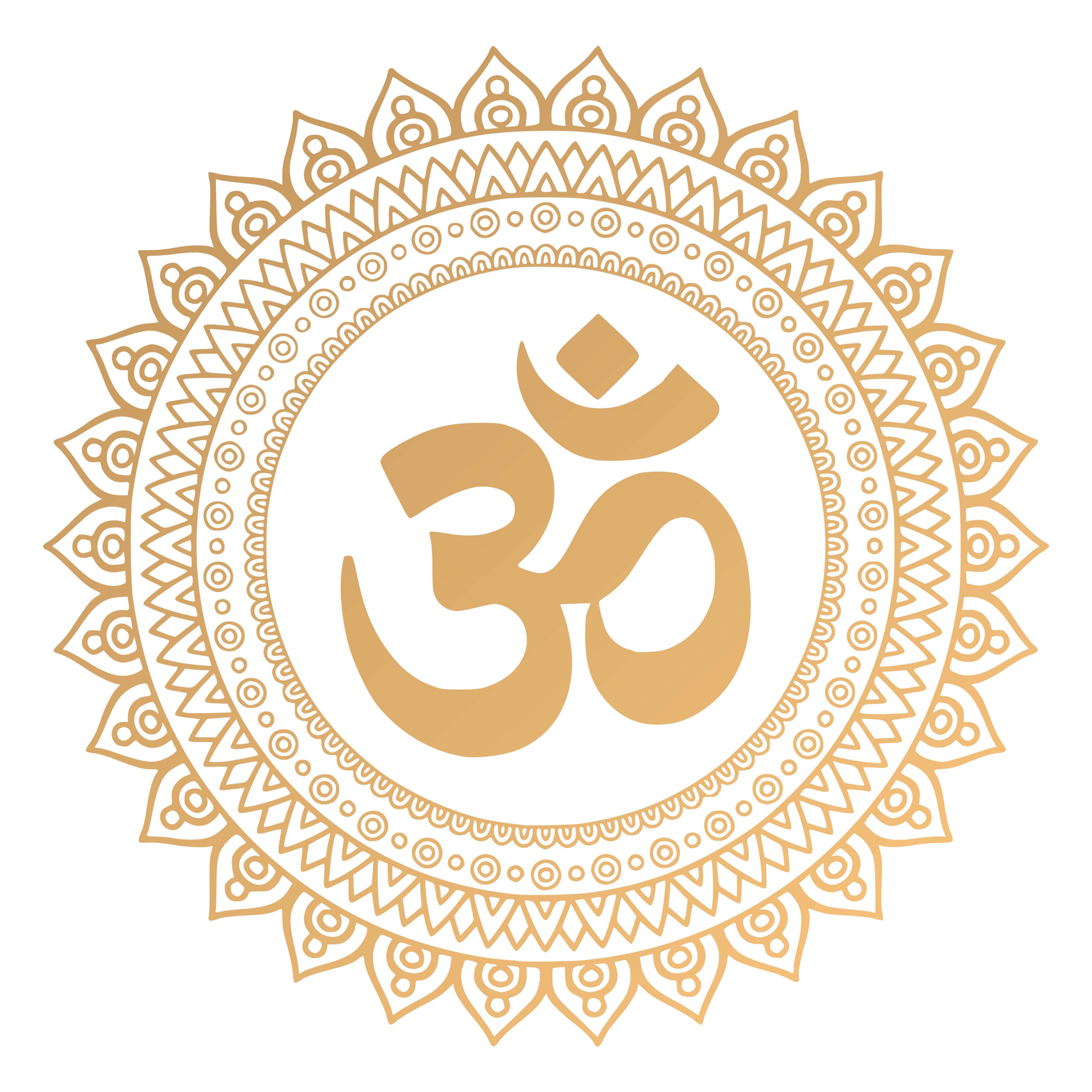 Aum Cloth Sticker