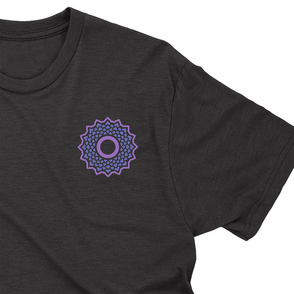 Thumbnail: Sahasrara Crown Chakra Cloth Sticker