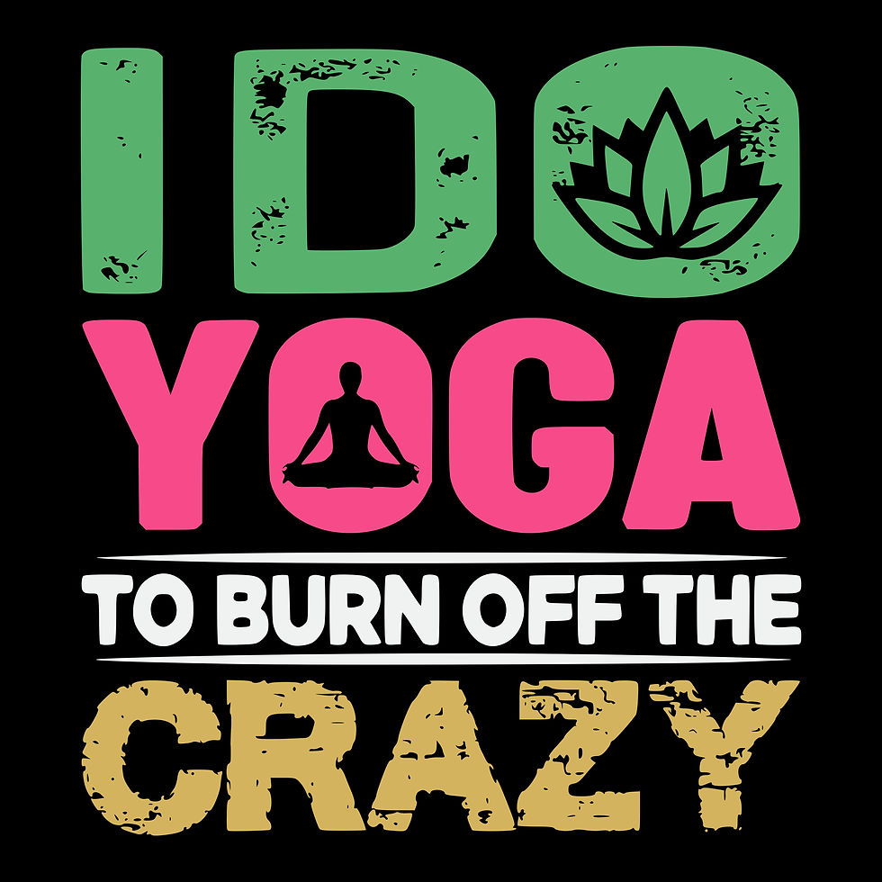 I Do Yoga Cloth Sticker