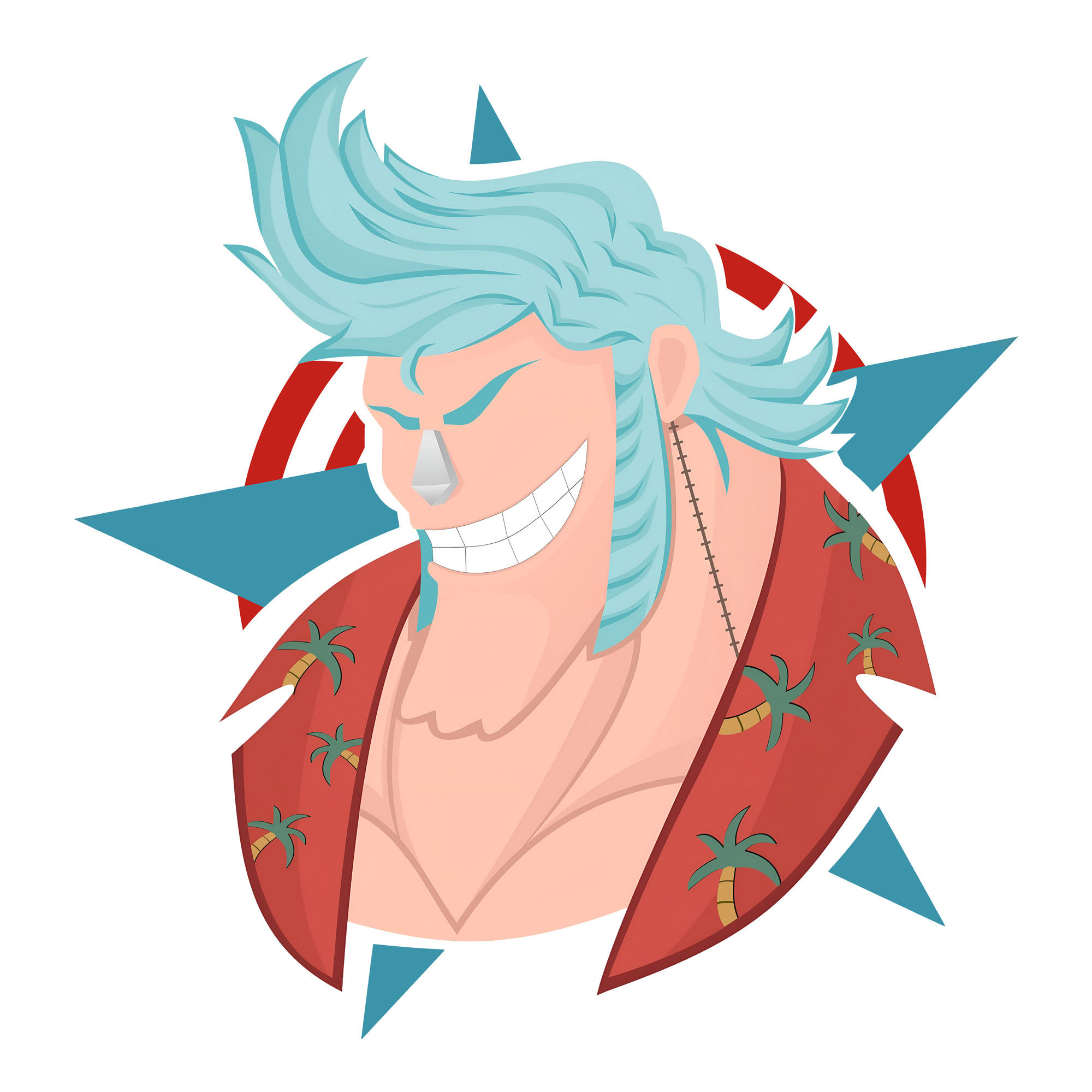Franky Cloth Sticker
