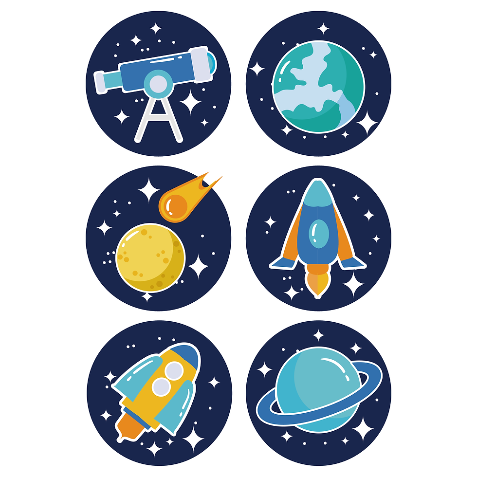 Combo Space Explorer Cloth Sticker