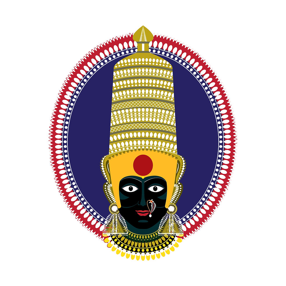 Maha Lakshmi Cloth Sticker