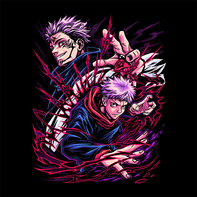 Ryomen Sukuna Cloth Sticker