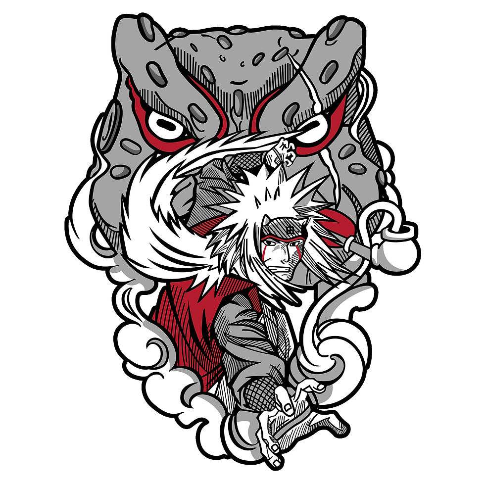 Jiraiya Cloth Sticker