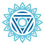 Thumbnail: Ajna Throat Chakra Cloth Sticker