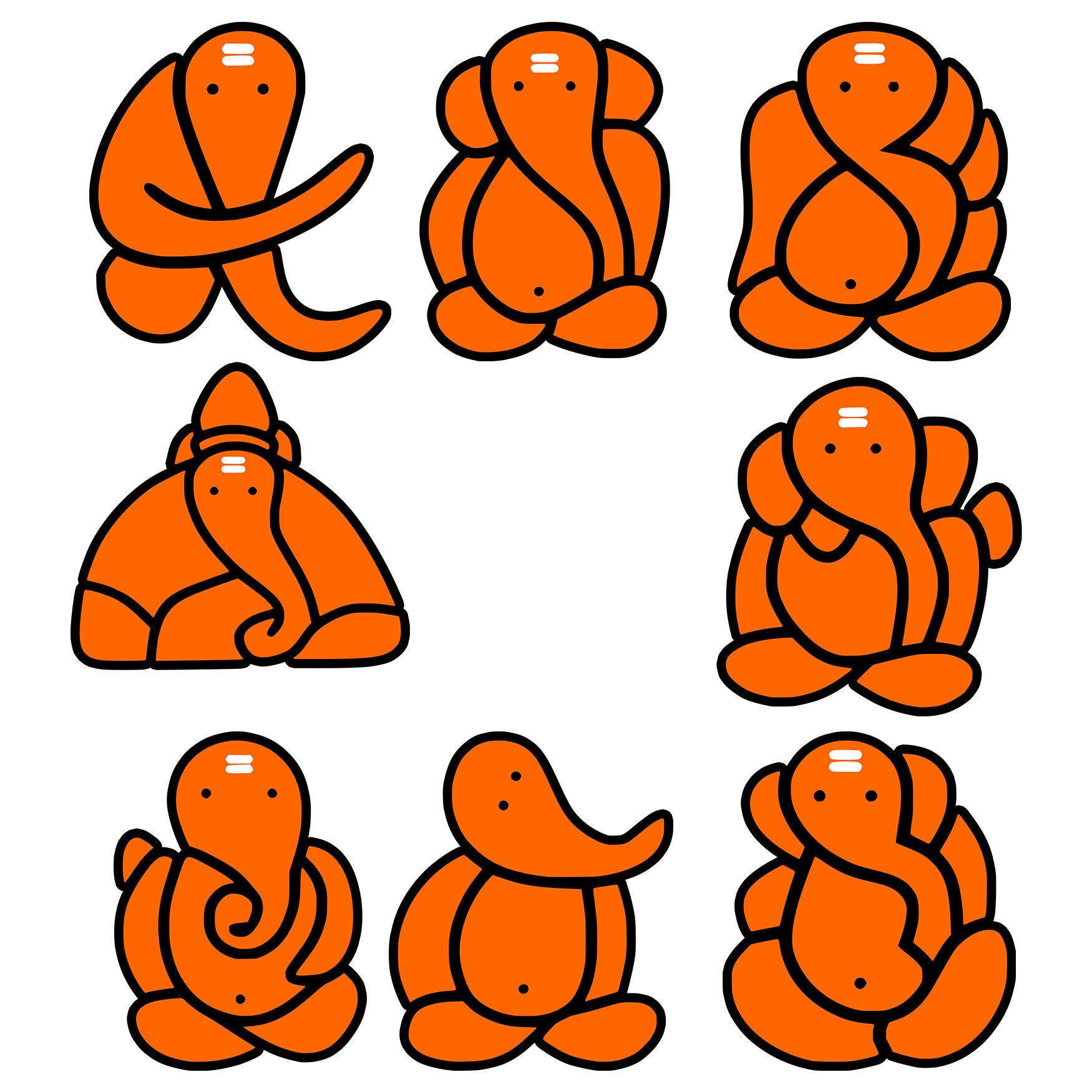 Ashtavinayak Cloth Sticker