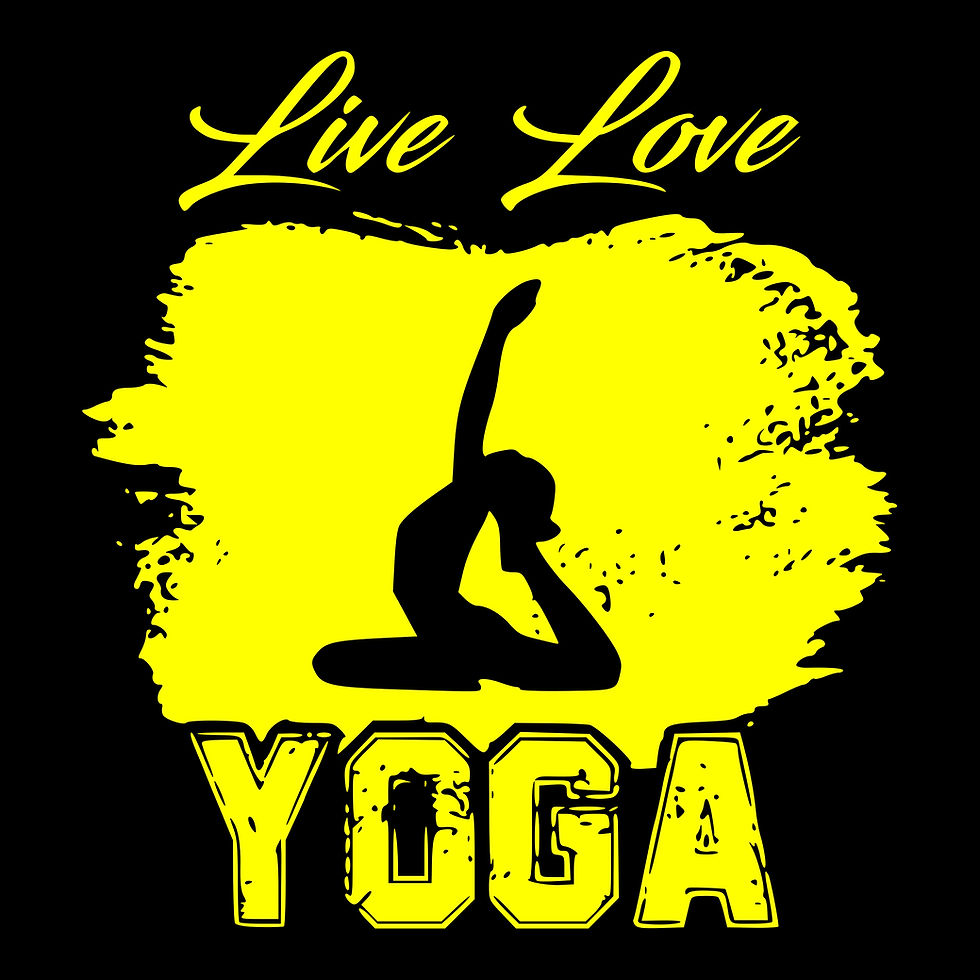 Live Love Yoga Cloth Sticker