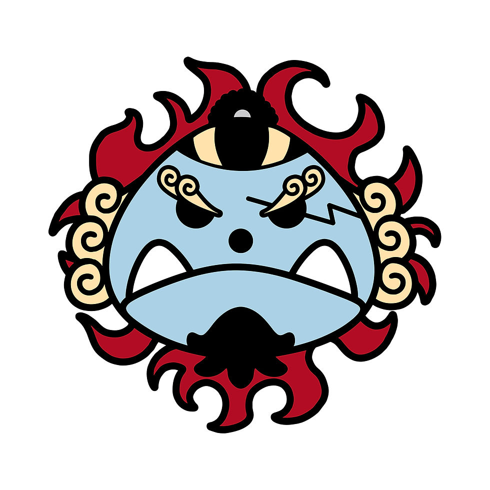 Jimbei Flag Cloth Sticker
