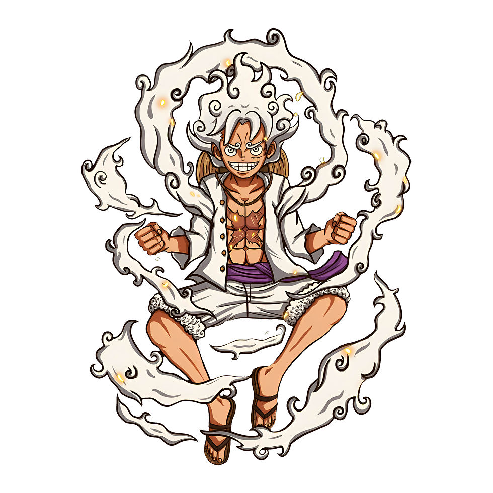 Monkey D. Luffy Gear 5 Cloth Sticker