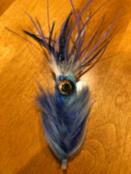 Polar Squid Trolling Fly- BLUEBACK HERRING