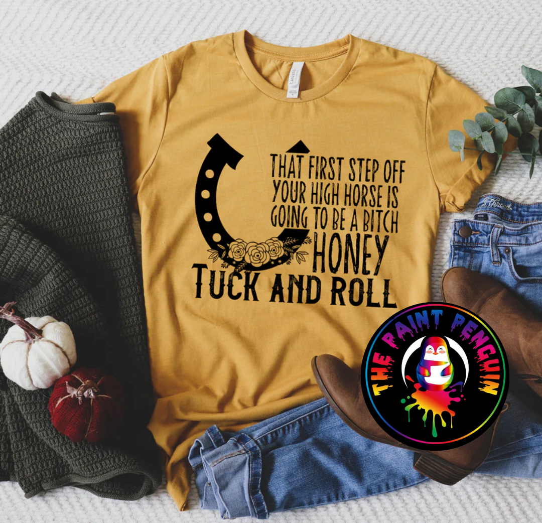 Tuck and Roll Graphic T Shirt