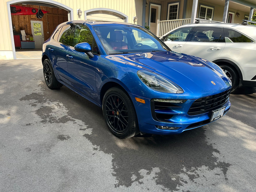 Blue Porsche