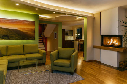 Colourful interior design