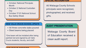 Watauga County Board of Education Meeting Student Recap: October Edition