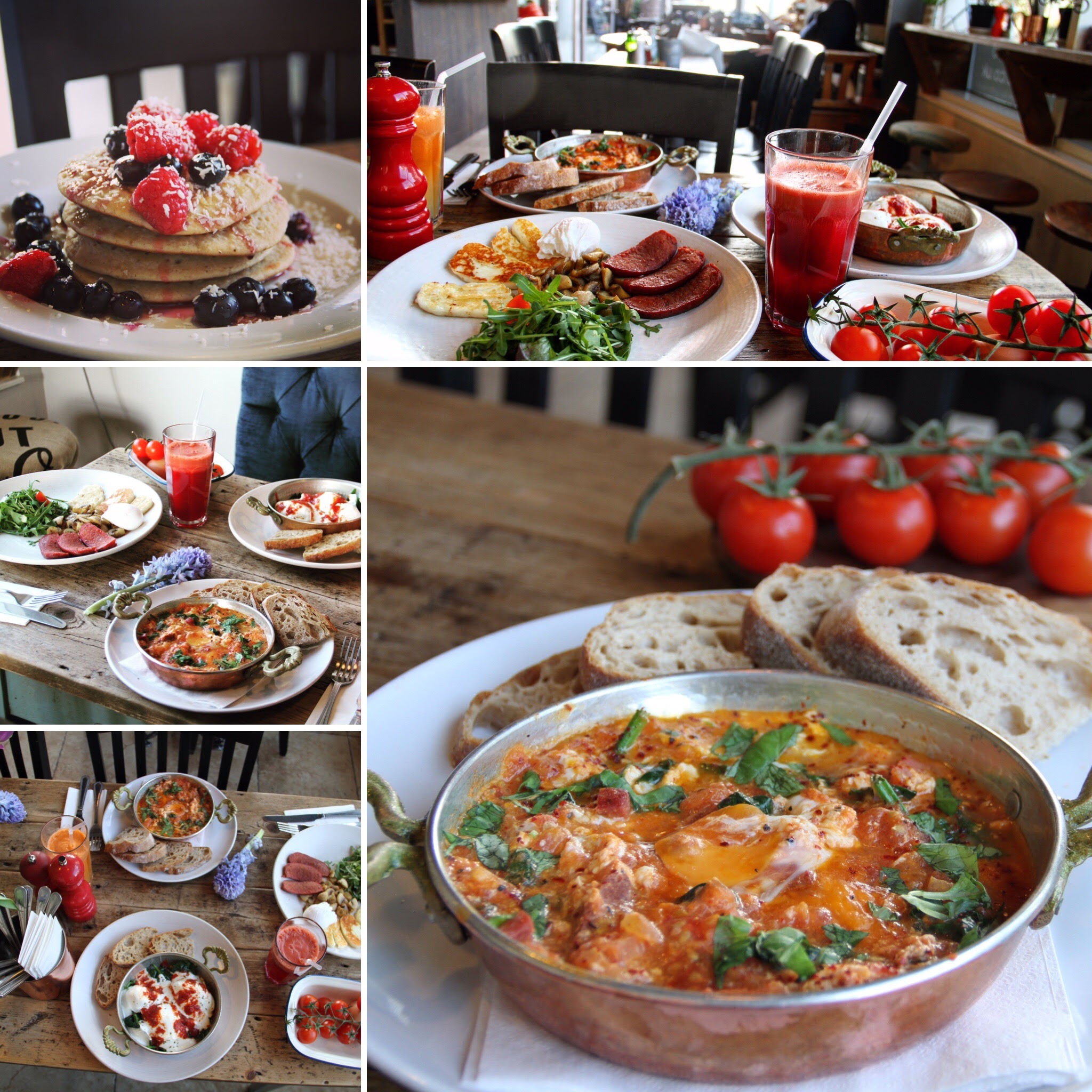 Arranged Food and Objects