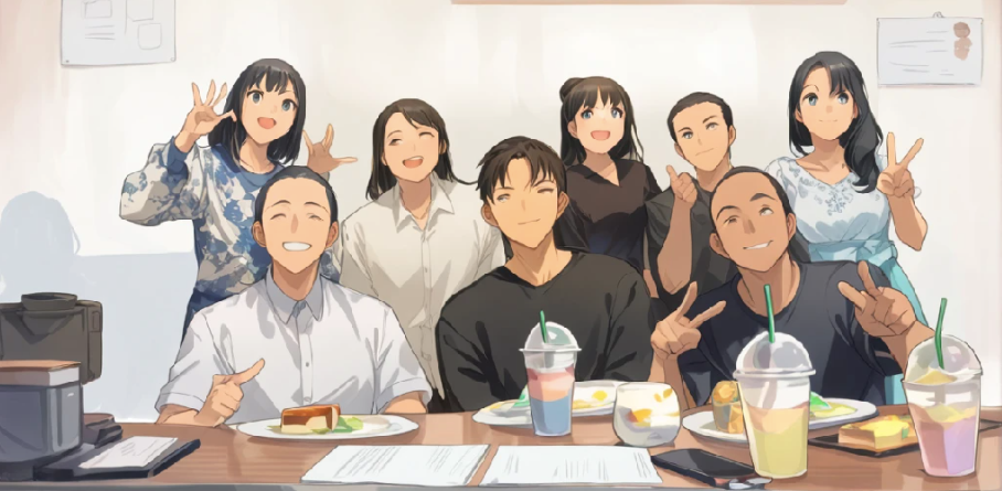 ทีม FGS *รูปประกอบเป็นภาพการ์ตูนเนื่องจากเป็นพันธกิจที่อยู่ในประเทศปิด
