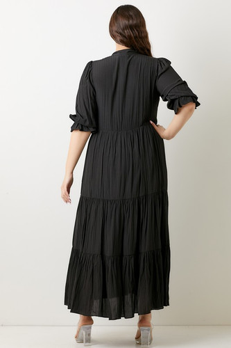 sydney sweeney gold dress Nuichan Women's Off the shoulder boho chic Black maxi dress main image 0